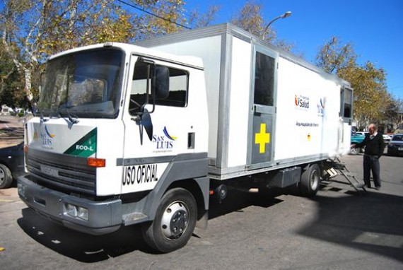 El Camión Sanitario del Ministerio de Salud recorrió nuevamente diferentes localidades de la provincia.