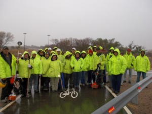 Trabajadores del Subprograma Forestación.