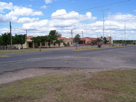 Ingreso al pueblo de La Calera.