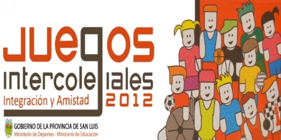 Logo de los Juegos Intercolegiales ' Integración y Amistad 2012'