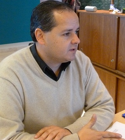 El Director Provincial de Antecedentes de Tránsito Dr. Tarsicio Montero.