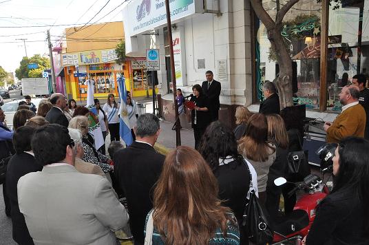 El homenaje se llevo a cabo a la hora 15:00 en ‘El Solar’ ubicado en calles Ayacucho y San Martín.