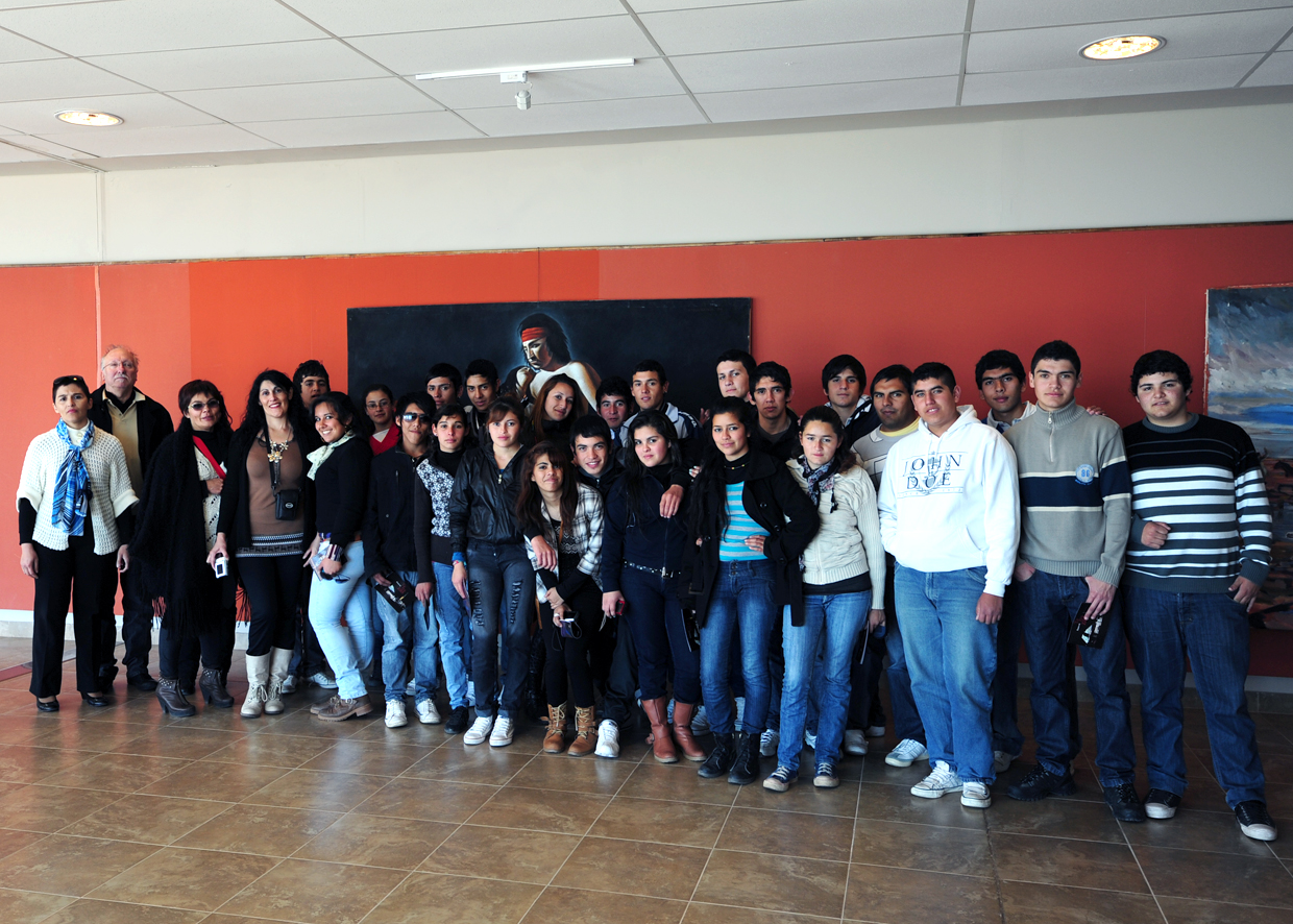Alumnos de Candelaria visitaron el Espacio Cultural de Terrazas del Portezuelo