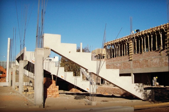 Construcción del Estadio de Trinquete Modelo de Pelota Vasca