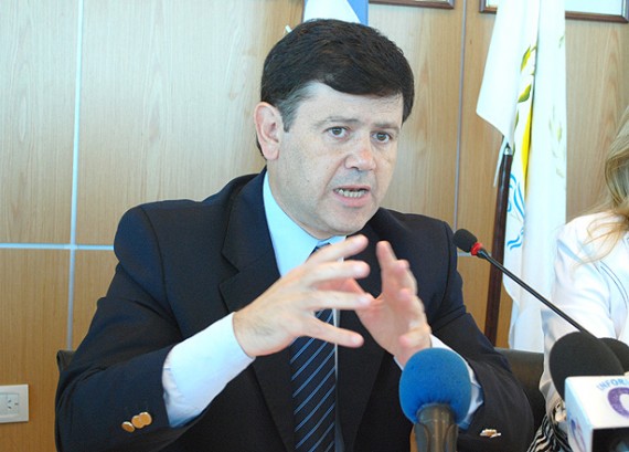 Eduardo Mones Ruiz, ministro de Relaciones Institucionales y Seguridad.