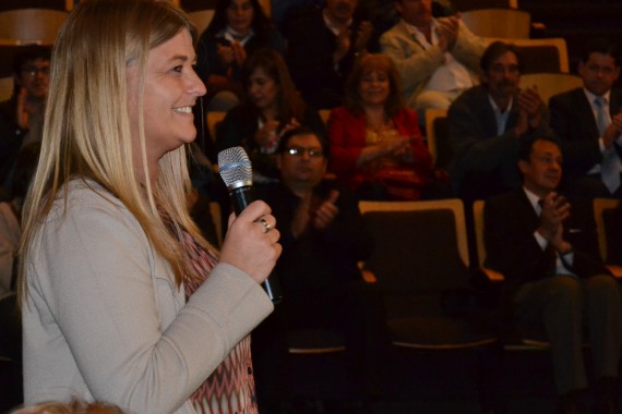 Cecilia Luberriaga, ministra de Turismo y las Culturas.