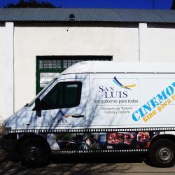 El Cine Móvil llega al Barrio Jardín de la ciudad de Villa Mercedes