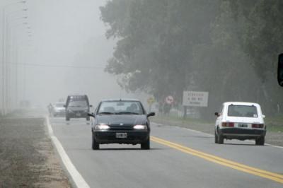 La niebla genera peligro en la rutas. Recomiendan transitar con precaución 