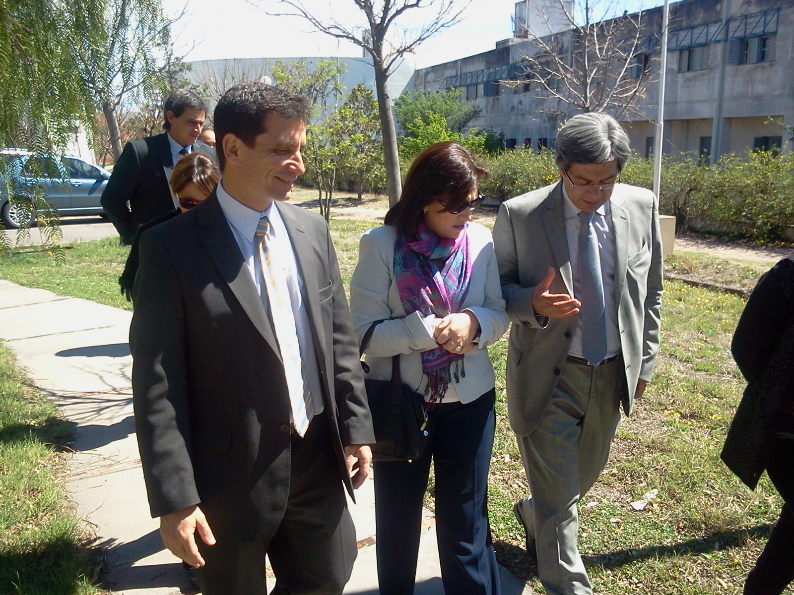 Gabriel Yedlin y Teresa Nigra recorrieron el Hospital San Luis