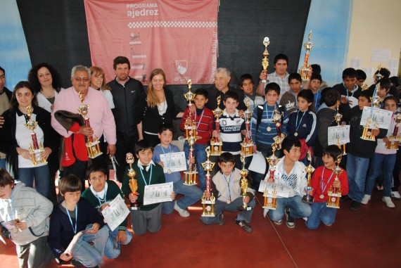 La ministra de Deportes, Adelaida Muñiz, participó de la entrega de premios.