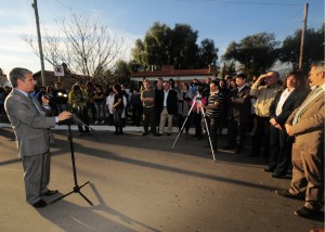 La obra, que forma parte de las 56 cuadras previstas para todo Merlo.