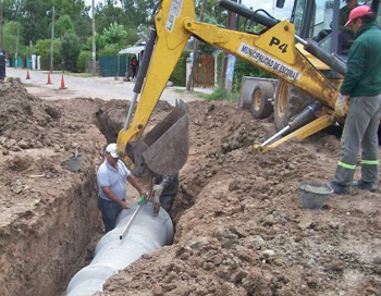 Más obras hídricas en el interior provincial