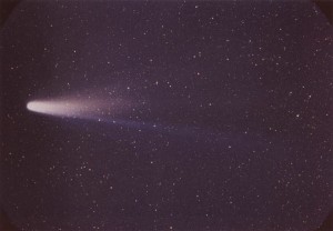 El Cometa Halley fotografiado en 1986.