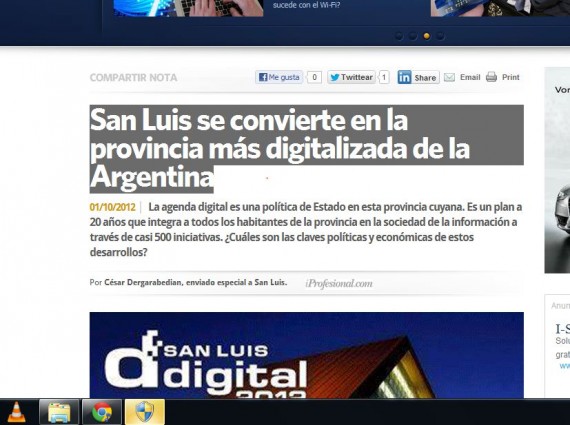 La Provincia fue destacada por su conectividad en todo el territorio.