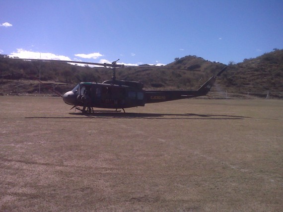 El Helicóptero del Ejército Argentino colaborará en la competencia del Turismo Carretera.