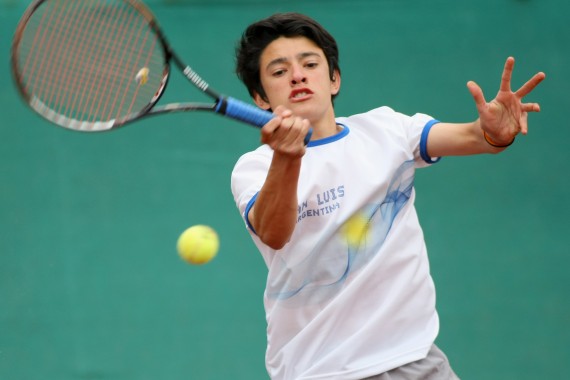 Ignacio Blanco durante el partido.