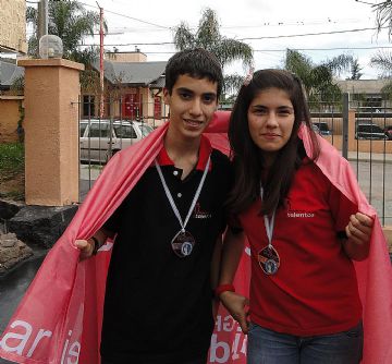 Gilberto y Guadalupe, representantes del ajedrez puntano