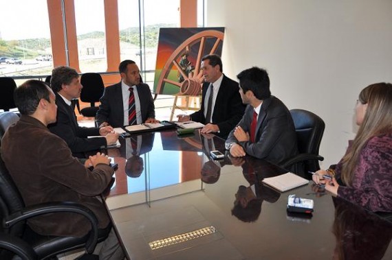 Los funcionarios coordinaron la organización de la ‘Expo Feria Escuelas Técnicas’ que se llevará a cabo en noviembre en San Luis.