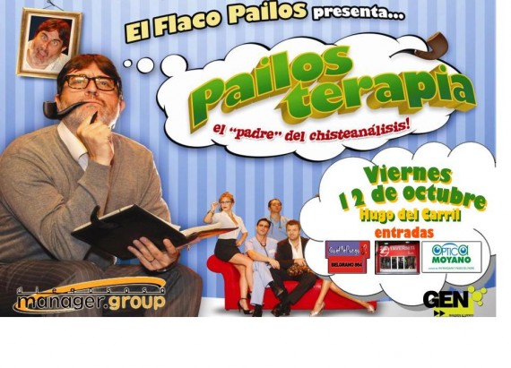 ´El Flaco Pailos´, presentará su espectáculo, el viernes en Villa Mercedes y el sábado en San Luis.  