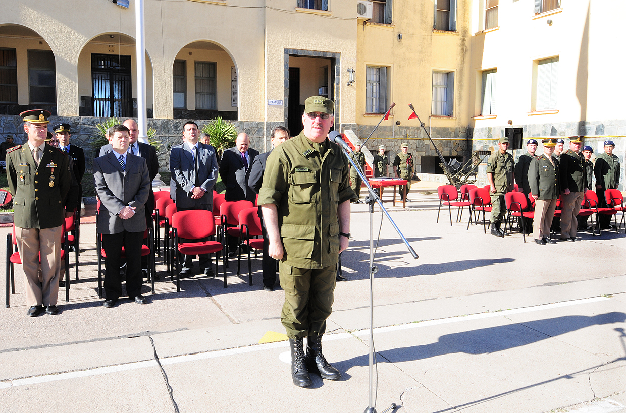 Conmemoraron el 71º aniversario de creación del Grupo de Artillería Antiaéreo 161