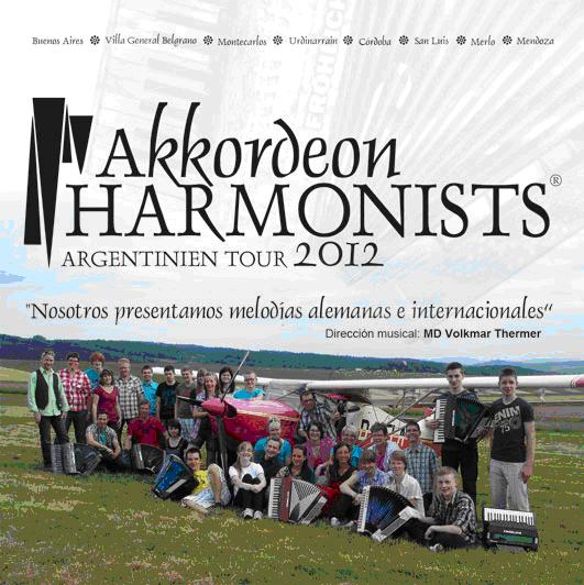 La Akkordeon Harmonists Chemnitz es la tercera vez que actúa en la Argentina.