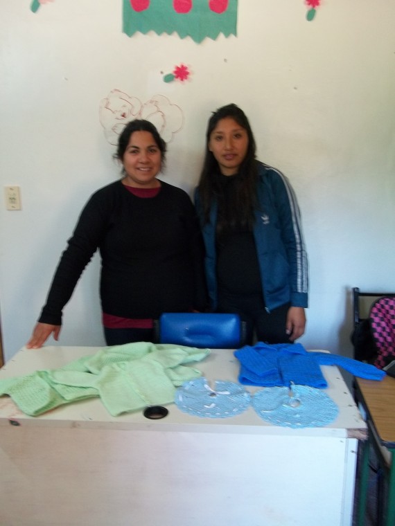 El taller está integrado por beneficiarias del Plan de Inclusión que se encuentran embarazadas.