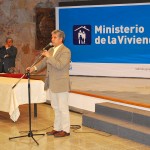 El Gobernador Claudio Poggi durante el acto de entrega.