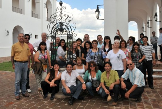 La comitiva recorrió diferentes puntos turísticos como el Cabildo de La Punta y el circuito chico.