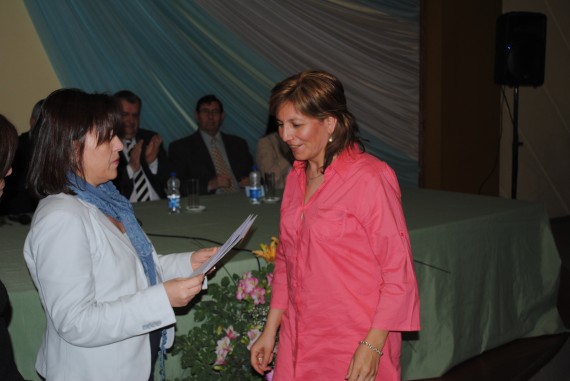 La ministro de Salud, Teresa Nigra, también estuvo presente en el acto.