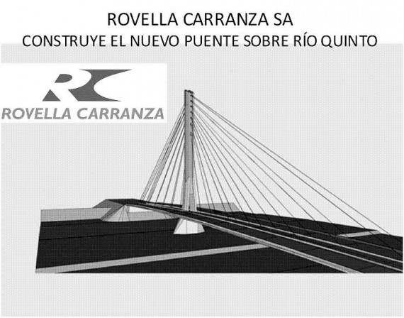 La obra del puente que unirá el parque La Pedrera con un sector del barrio San Antonio.