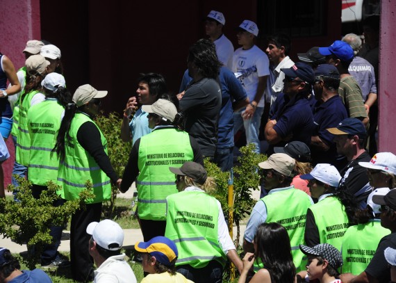 Mas de 50 efectivos de Seguridad Comunitaria trabajaron en Potrero de los Funes con el TC 200