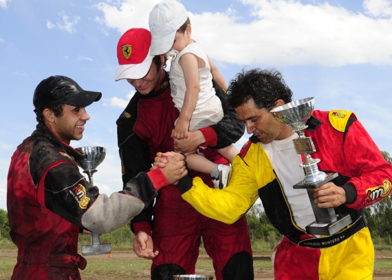 Saludo de Campeones, Sergio Lorenzino campeón de la categoría Senior saluda a Patricio Montero campeón categoría Libre