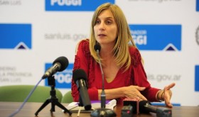 Daiana Hissa, ministra de Medio Ambiente. 