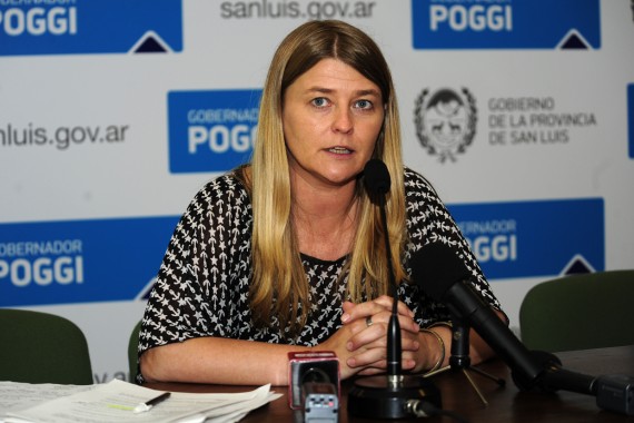 Cecilia Luberriaga, ministra de Turismo  y Las Culturas.