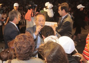 Adolfo Rodríguez Saá participó de la entrega de viviendas
