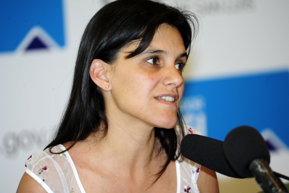 Carina Peralta, jefa del Programa Nuevas Empresas de Jóvenes Sanluiseños.  