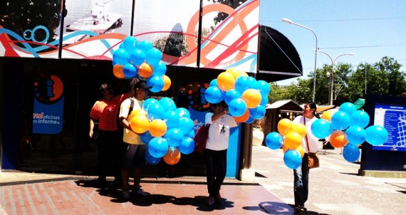 La mañana del sábado, el microcentro de la ciudad de San Luis se colmó de color y alegría.