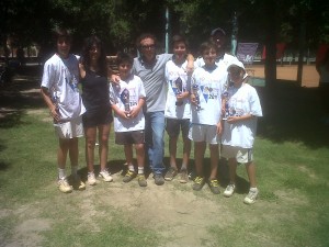 Los campeones posan para la foto