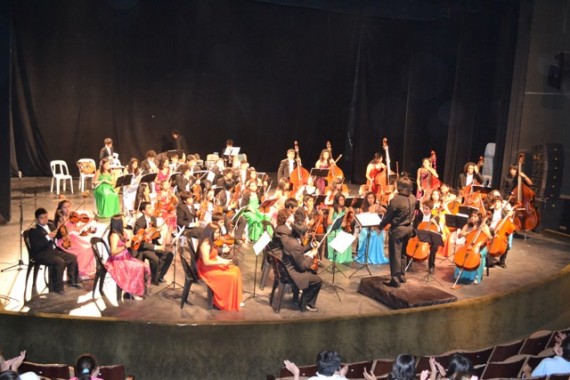 La orquesta Infanto-juvenil de Jujuy ofreció su repertorio anoche en la Sala Hugo del Carril.