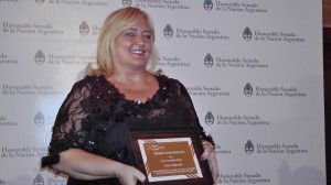 La diputada Nacional, Ivana Bianchi recibió un premio