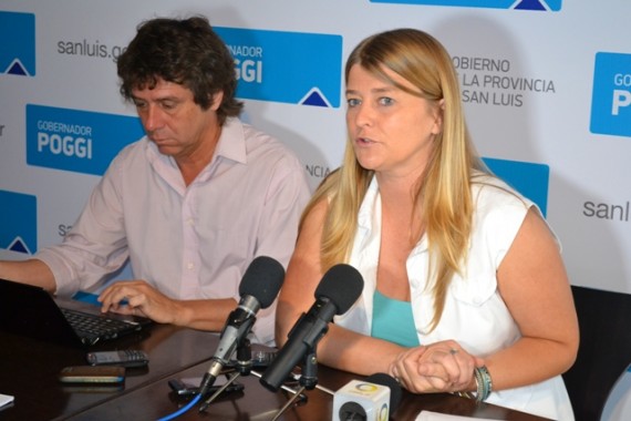 Luberriaga y Gras durante la conferencia de prensa.