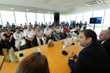 El ministro del Campo, Felipe Tomasevich. encabezo en acto. 