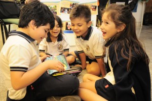 Los niños los grandes protagonistas del programa de lectura.