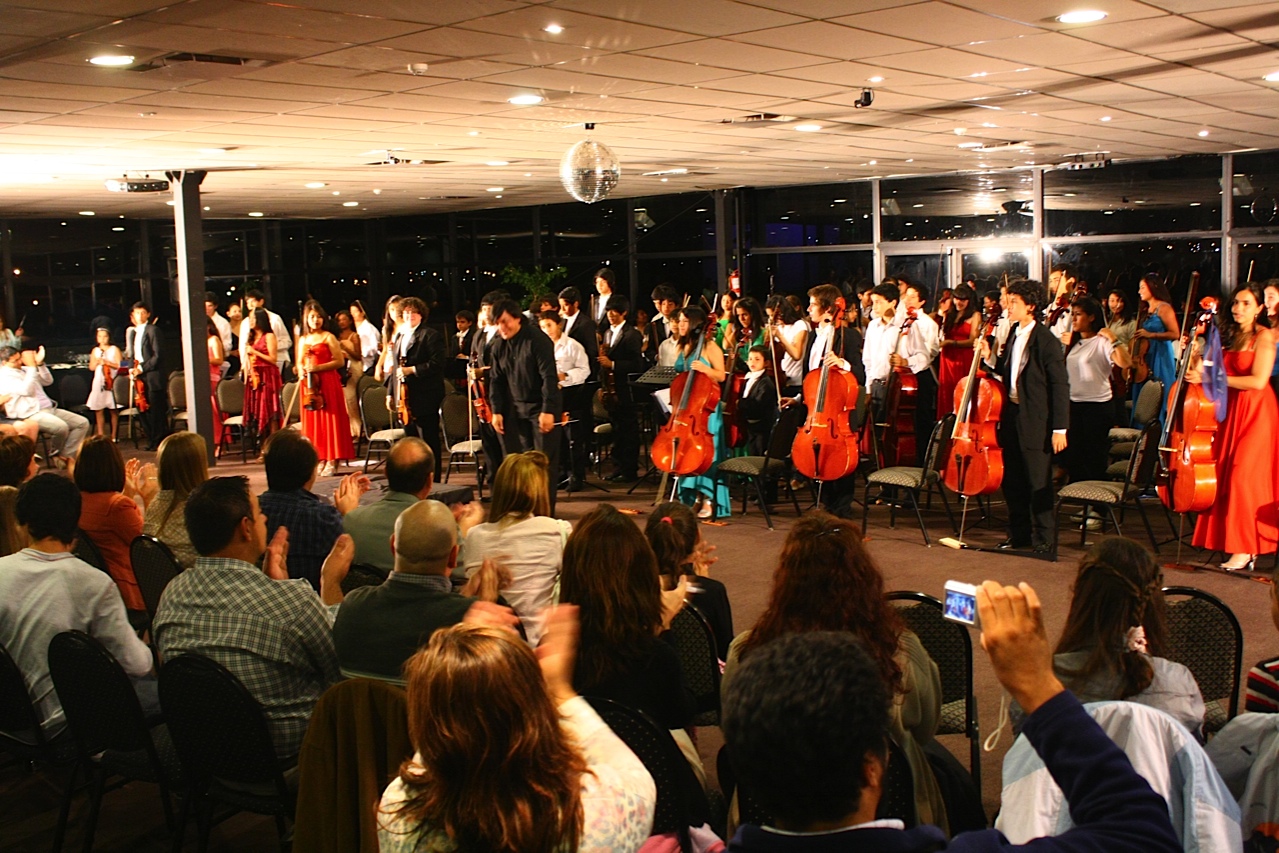 La noche se vistió de gala con las orquestas de San Luis y Jujuy
