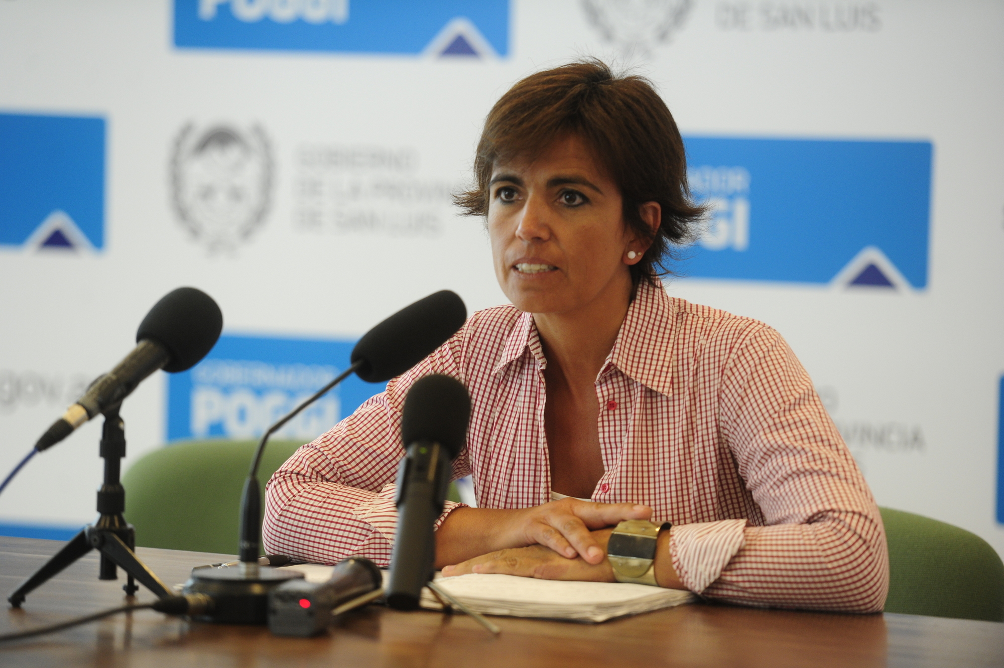 María Eugenia Gallardo, coordinadora del Ministerio de Deportes.