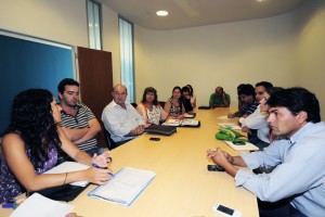 Reunión entre los intendentes y los funcionarios del Programa Relaciones Municipales y del Interior.
