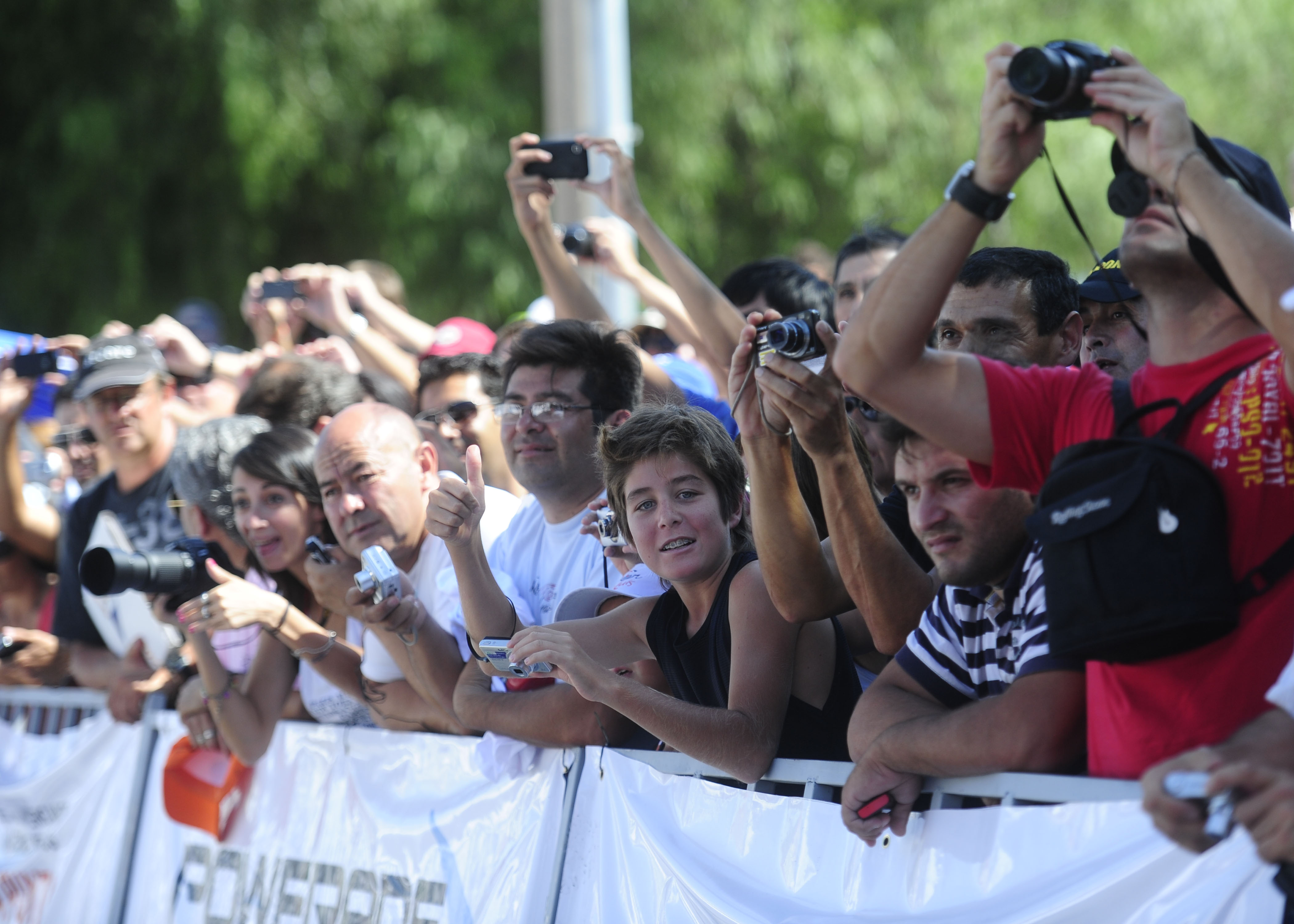 la presencia de Contador despierta la pasión de los fanaticos