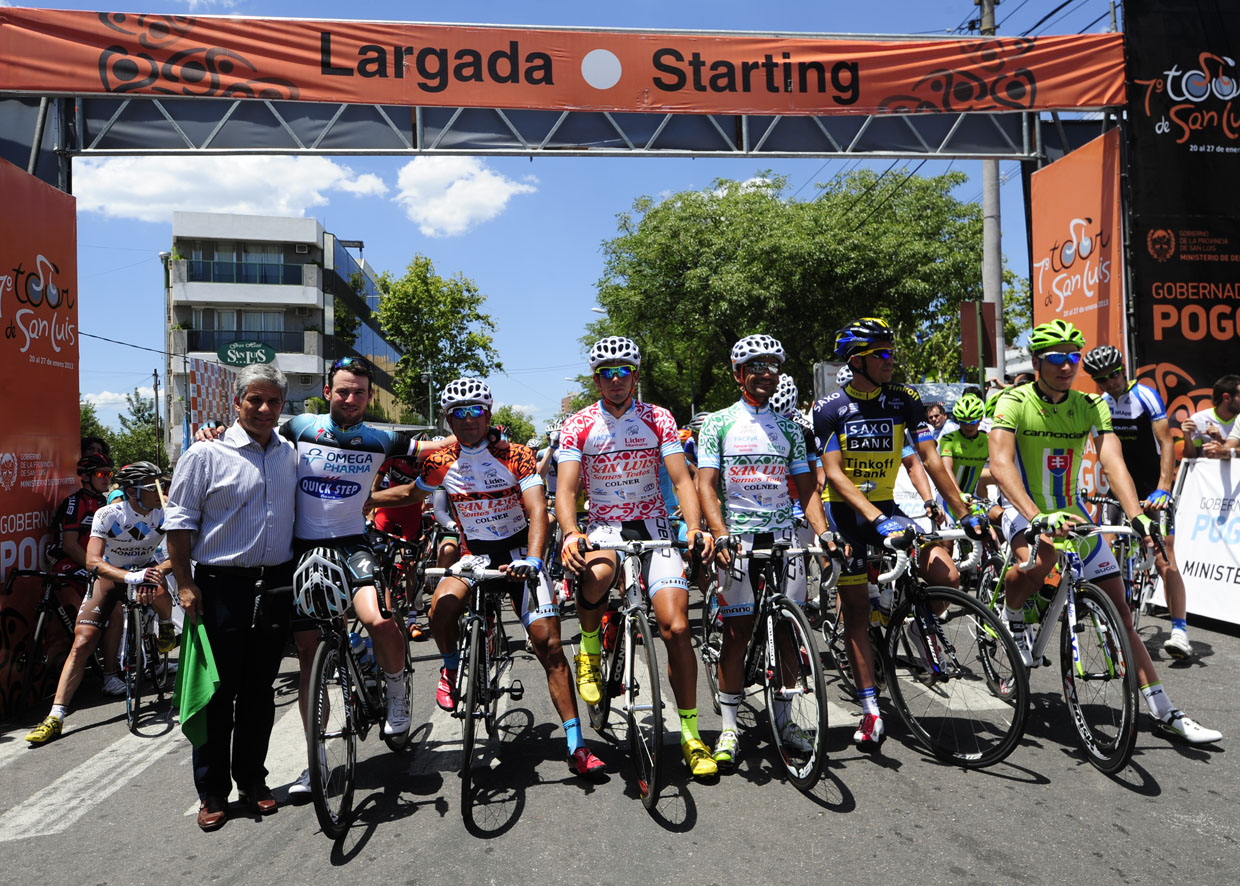 Largó la última etapa del Tour de San Luis