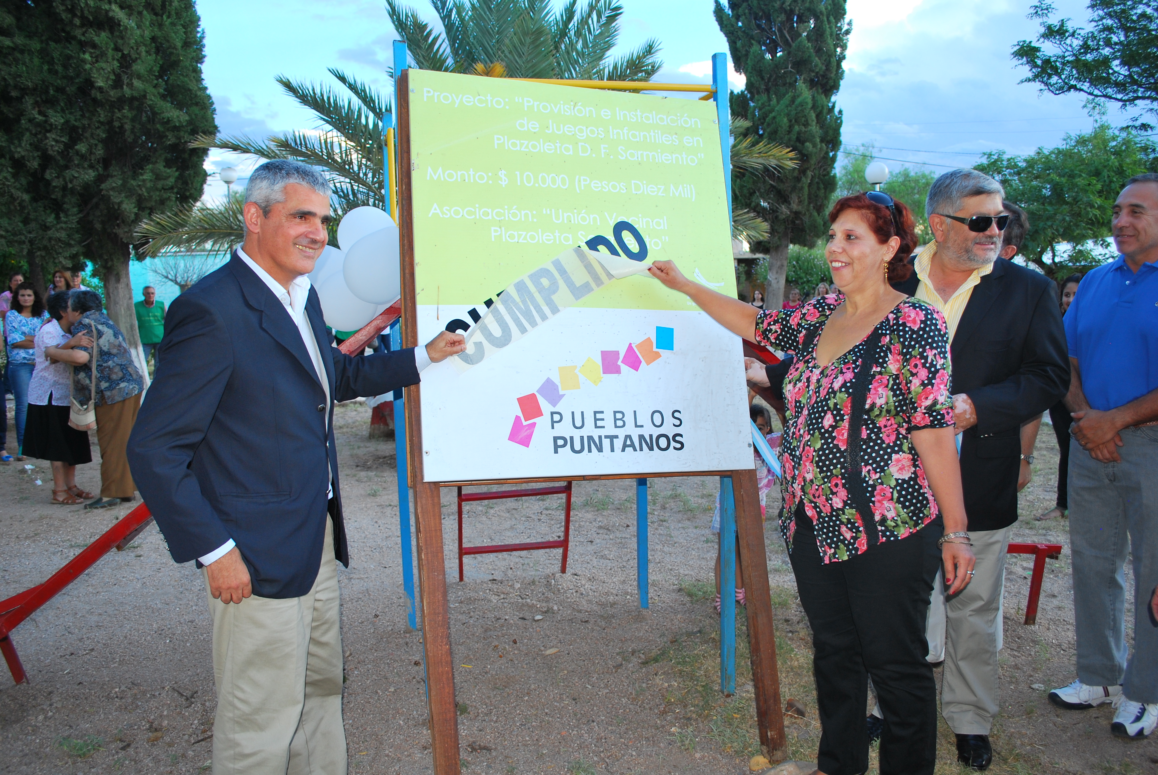 El Gobierno inauguró proyectos en Quines