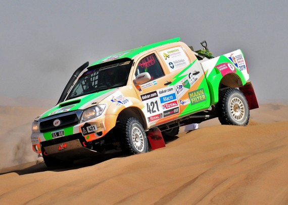 El piloto Puntano Omar Gándara logro sobrevivir a la segunda etapa del Dakar